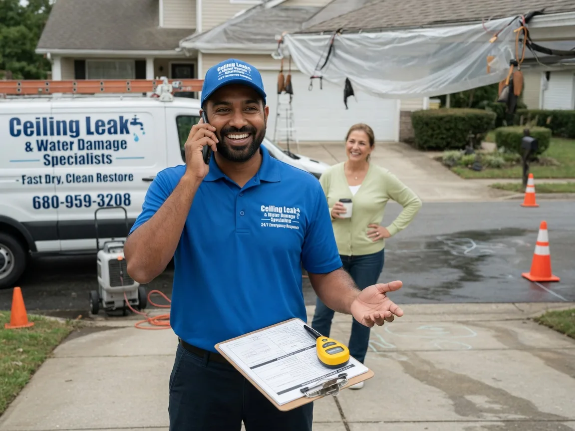 Ceiling Leak Cleanup Bloomingdale, MI FAQs